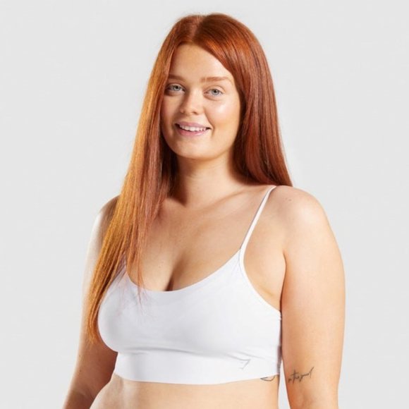 Gymshark Other - Gymshark Small No VPL Bralette - White
